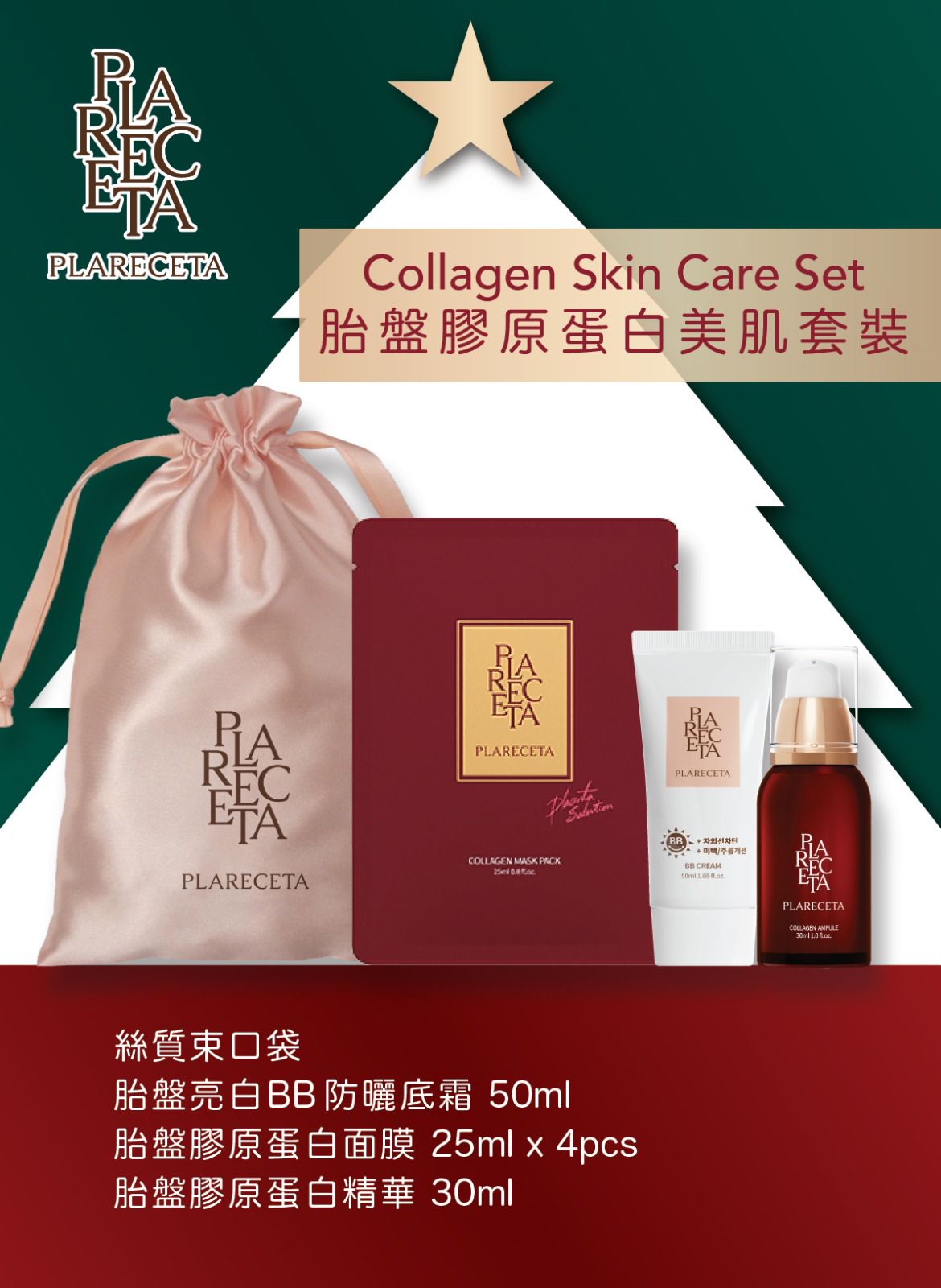 胎盤膠原蛋白美肌套裝 Collagen Skin Care Set